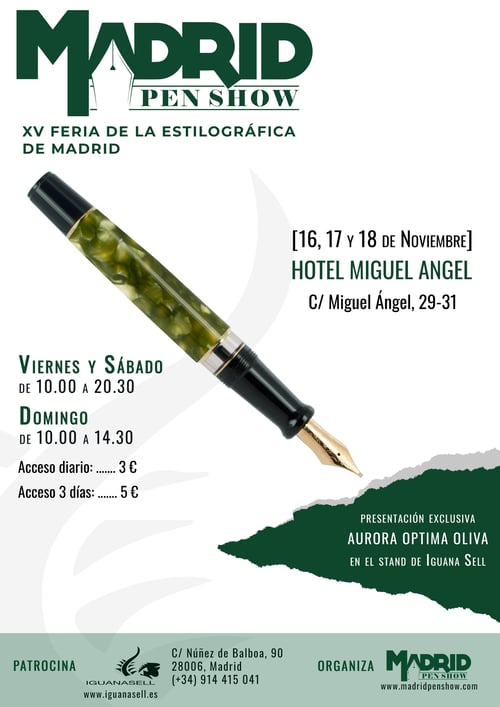 Madrid Pen Show 2018. Iguana Sell